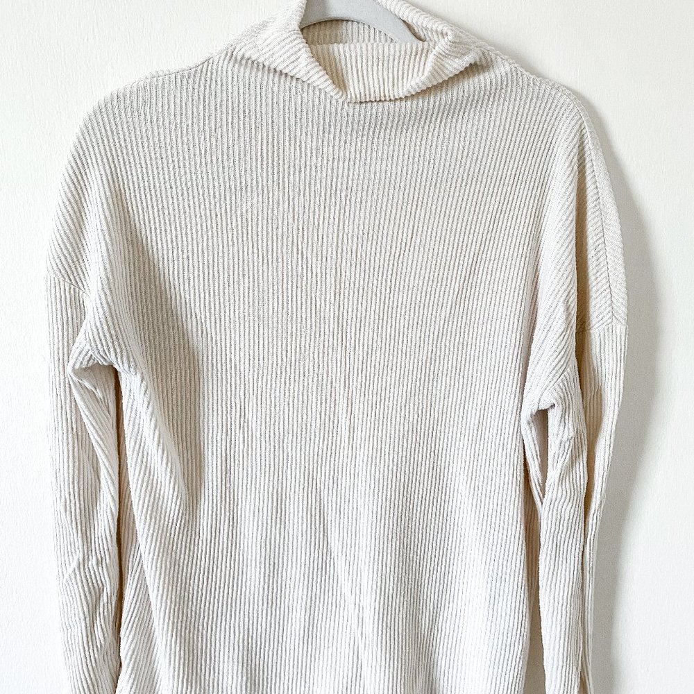 A New Day Mock Turtleneck Sweater - Cream